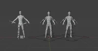 PSX Rigged Character Bases