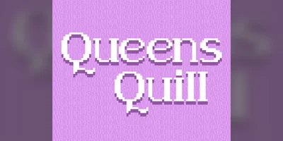Queens Quill - пиксельный шрифт 15x20
