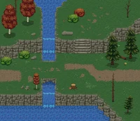 Rocky Pines Mountain Forest — тайлсет 32x32 вид сверху