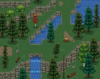 Rocky Pines Mountain Forest — тайлсет 32x32 вид сверху
