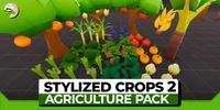 Stylized Farm Crops 2 - Ultimate Low Poly Crops Pack