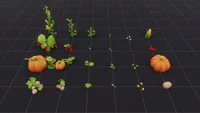 Stylized Farm Crops Ultimate Low Poly Asset Pack