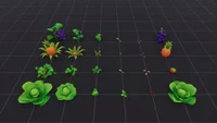 Stylized Farm Crops Ultimate Low Poly Asset Pack