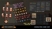 Элементы времени: Базовый набор персонажей Time Elements Character Core Set
