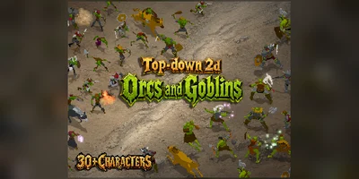 Набор орков и гоблинов Top-down Orcs and Goblins