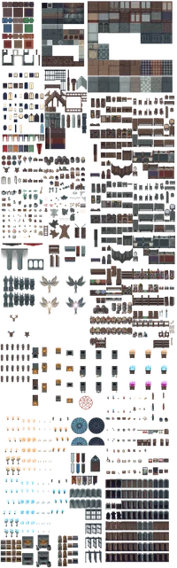 Winlu Fantasy Tileset - Интерьер