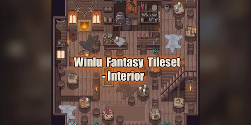 Winlu Fantasy Tileset - Интерьер